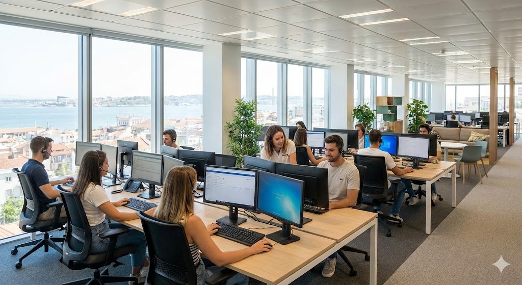 Auswandern nach Portugal: Gemeinsames Abendessen in Lissabon